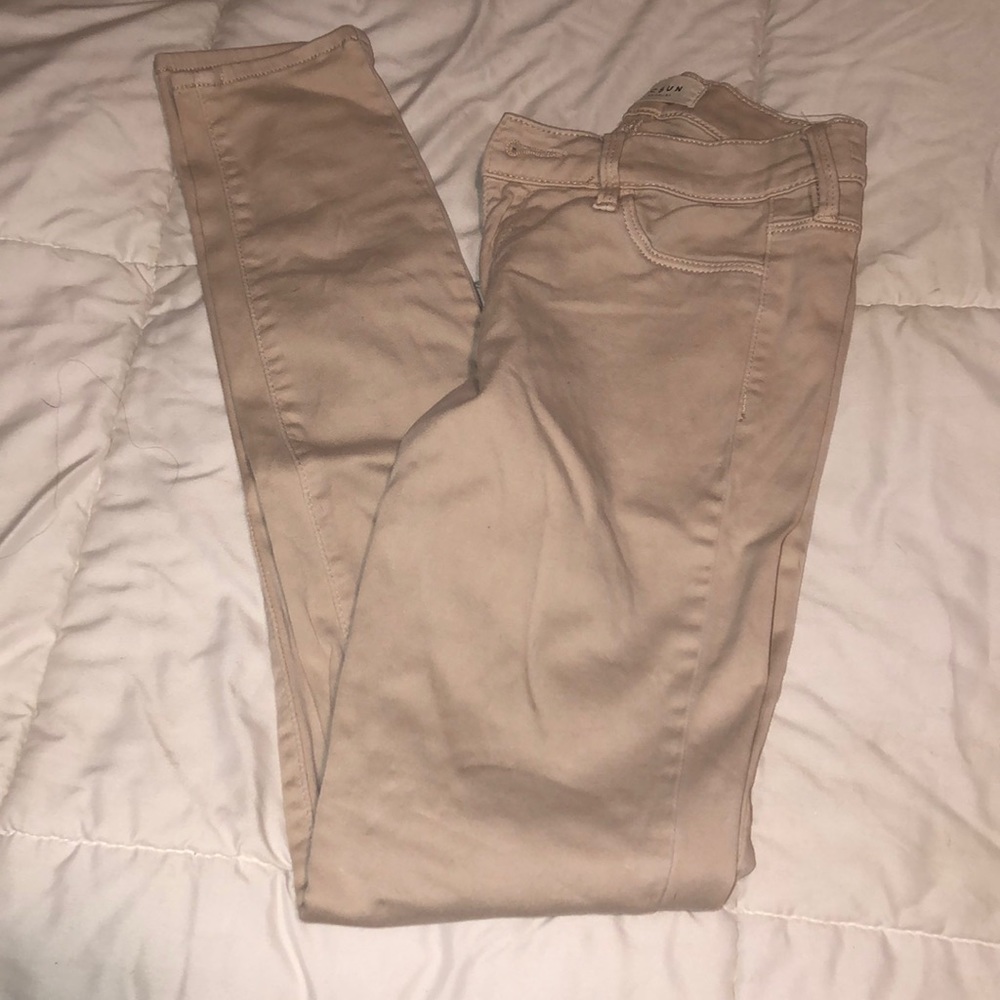 Pacsun Light Pink Stretchy Skinny Jeans